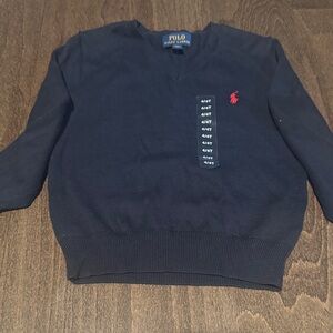Polo by Ralph Lauren Kids Navy Sweater- Size 4T